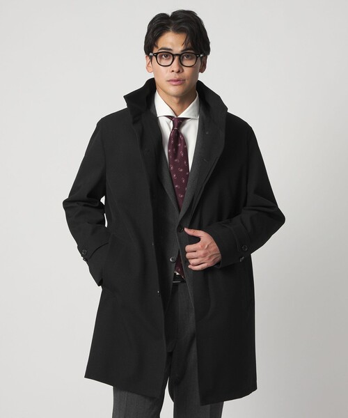 ウールライク 3WAY スタンドカラーコート-撥水-＜A DAY IN THE LIFE