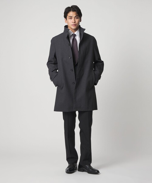 セール】ウールライク 3WAY スタンドカラーコート-撥水-＜A DAY IN THE