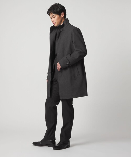 A DAY IN THE LIFE UNITED ARROWS(アデイインザライフユナイテッドアローズ)の「ウールライク 3WAY スタンドカラーコート-撥水-<A DAY IN THE LIFE>(その他アウター・メンズ・ブラック/ダークグレー/ネイビー・S/XL/M/L)」の7枚目の写真