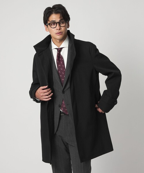 セール】ウールライク 3WAY スタンドカラーコート-撥水-＜A DAY IN THE