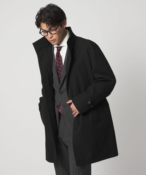 セール】ウールライク 3WAY スタンドカラーコート-撥水-＜A DAY IN THE