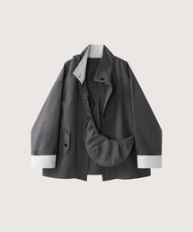 LA POMME jours（ラポミ・ジュール）の「Two Tone Causal Trench Coat With Bag（トレンチコート）」