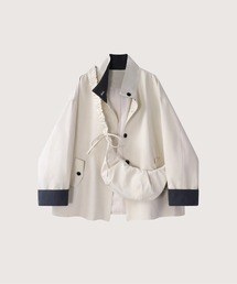 LA POMME jours（ラポミ・ジュール）の「Two Tone Causal Trench Coat With Bag（トレンチコート）」