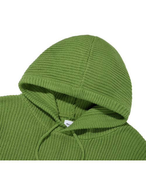 F.ILLUMINATE(フィルミネイト)の「FLM ブリーズフードニット-グリーン(ニット/セーター・レディース・その他・LARGE/SMALL/MEDIUM)」の8枚目の写真