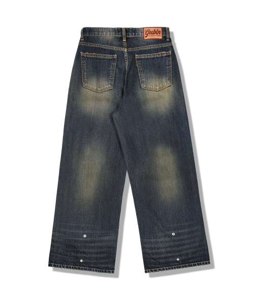 GUBIN(グビン)の「(W) ポケットリバースデニムパンツ(デニムパンツ・レディース・その他・SMALL/MEDIUM/LARGE)」の2枚目の写真
