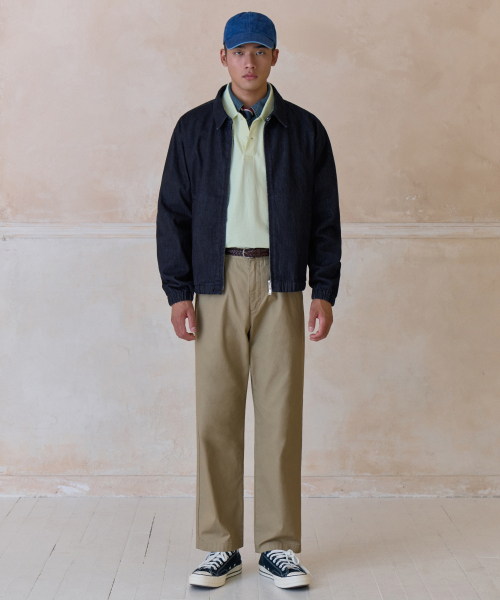 MUSINSA STANDARD（ムシンサスタンダード）の「[シティワーカーズ] テーパードコットンパンツ [ベージュ]（その他パンツ・メンズ・その他・40/38/33/26/27/28/29/42/36/34/32/30/31）」の3枚目の写真
