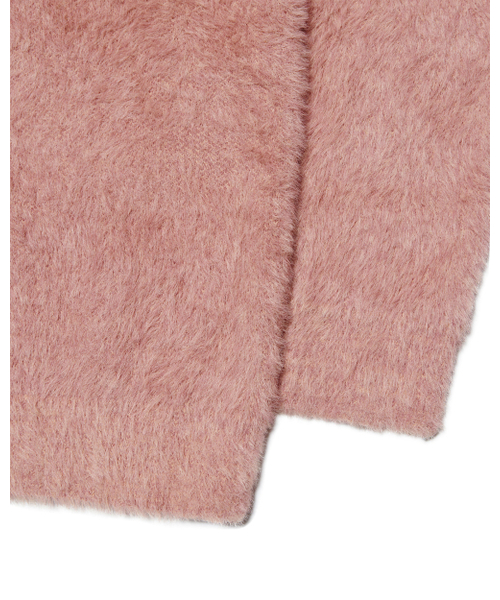 NOMANUAL（NOMANUAL）の「CROPPED HAIRY KNIT - PEACH（ニット/セーター・レディース・その他・MEDIUM/SMALL）」の7枚目の写真
