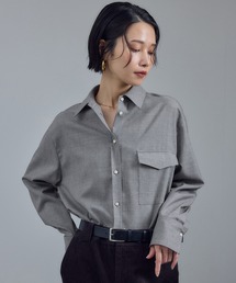 SALON adam et rope' | ノンミュールジングウールシャツ / セットアップ対応(シャツ/ブラウス)