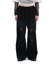 DEFGARMENTS | DESTROYED SWEAT PANTS [2COLOR](その他パンツ)
