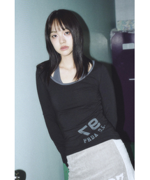 97 PDC LOGO LAYERED LONG SLEEVE BLACK