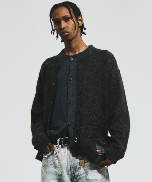 FORSOMEONE（フォーサムワン）の「FORSOMEONE CREW NECK CARDY