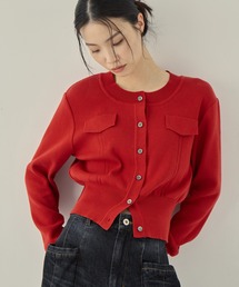STUDIOUS | 【STUDIOUS/ステュディオス】POCKET KNIT CARDIGAN/ポケットニットカーディガン(カーディガン/ボレロ)