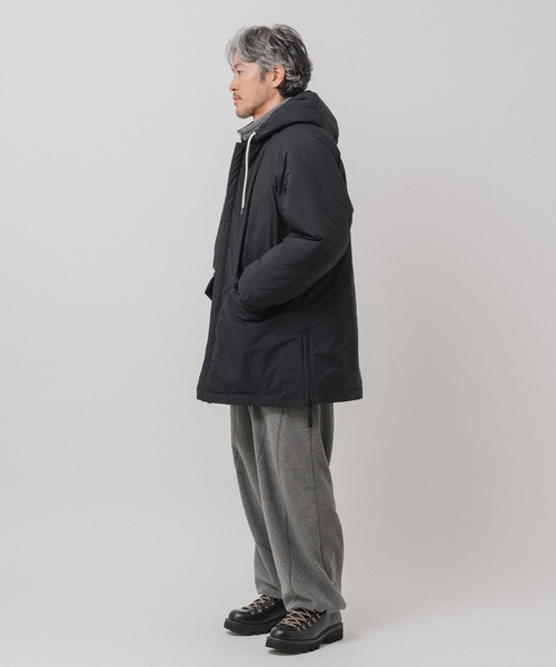 EDIFICE（エディフィス）の「E.PADDET フードブルゾン（ダウンジャケット/コート・メンズ・ブラック/ベージュ・MEDIUM/LARGE）」の3枚目の写真