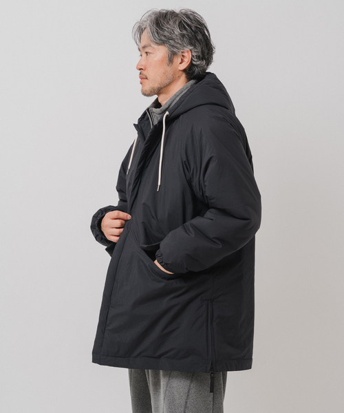 EDIFICE（エディフィス）の「E.PADDET フードブルゾン（ダウンジャケット/コート・メンズ・ブラック/ベージュ・MEDIUM/LARGE）」の6枚目の写真