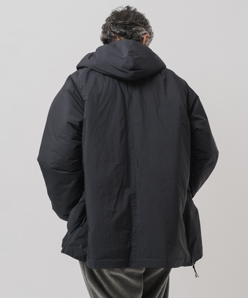 EDIFICE（エディフィス）の「E.PADDET フードブルゾン（ダウンジャケット/コート・メンズ・ブラック/ベージュ・MEDIUM/LARGE）」の7枚目の写真