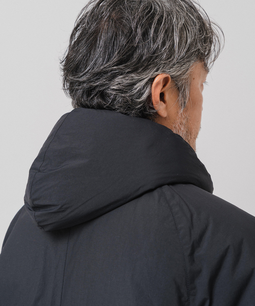 EDIFICE（エディフィス）の「E.PADDET フードブルゾン（ダウンジャケット/コート・メンズ・ブラック/ベージュ・MEDIUM/LARGE）」の12枚目の写真