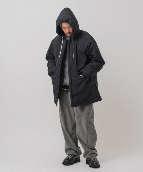 EDIFICE（エディフィス）の「E.PADDET フードブルゾン（ダウンジャケット/コート・メンズ・ブラック/ベージュ・MEDIUM/LARGE）」の15枚目の写真