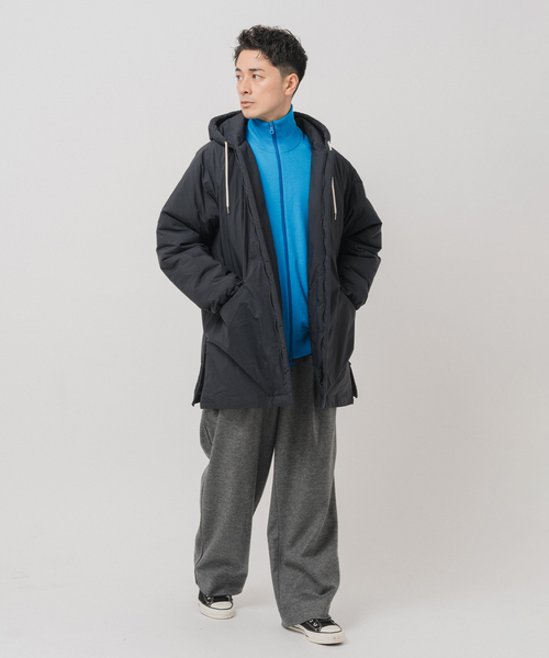 EDIFICE（エディフィス）の「E.PADDET フードブルゾン（ダウンジャケット/コート・メンズ・ブラック/ベージュ・MEDIUM/LARGE）」の16枚目の写真