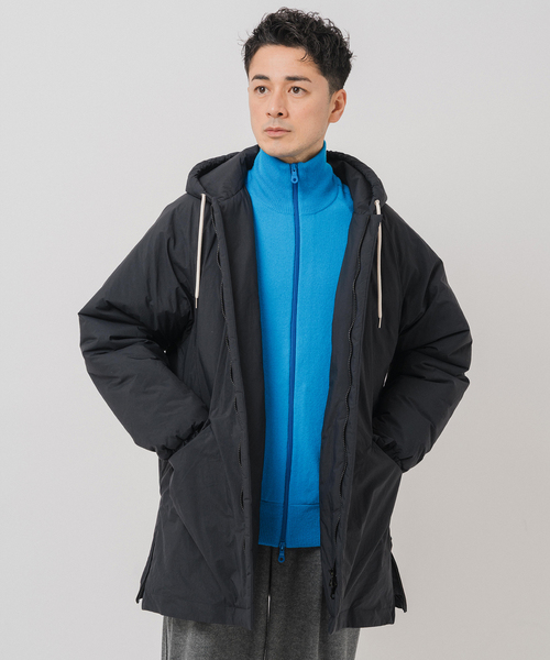 EDIFICE（エディフィス）の「E.PADDET フードブルゾン（ダウンジャケット/コート・メンズ・ブラック/ベージュ・MEDIUM/LARGE）」の18枚目の写真