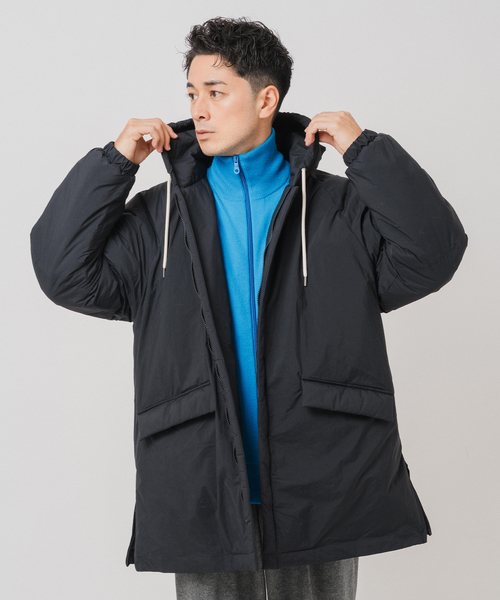 EDIFICE（エディフィス）の「E.PADDET フードブルゾン（ダウンジャケット/コート・メンズ・ブラック/ベージュ・MEDIUM/LARGE）」の19枚目の写真