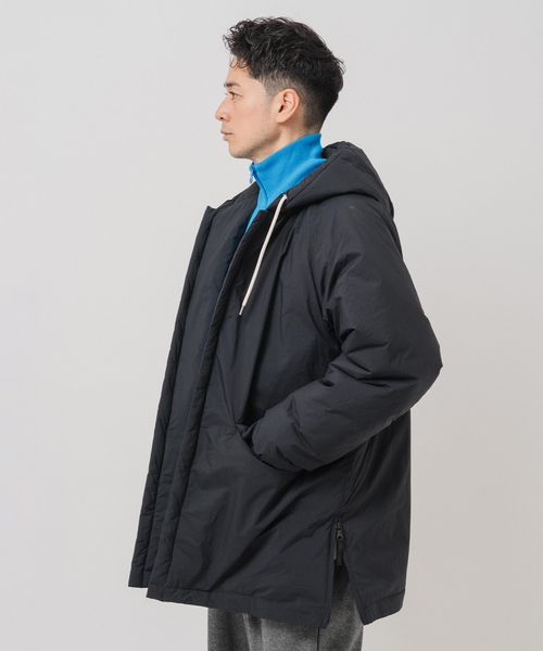 EDIFICE（エディフィス）の「E.PADDET フードブルゾン（ダウンジャケット/コート・メンズ・ブラック/ベージュ・MEDIUM/LARGE）」の20枚目の写真