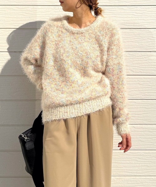 everyone ネップニット RODEO CROWNS WIDE BOWL | マルチカラーネップニット (ニット ) |SHEL