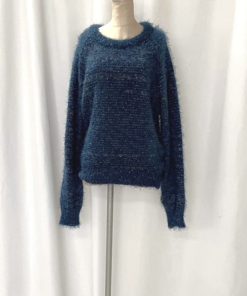 カラーネップニット（ニット/セーター）｜Q（キュー）のファッション
