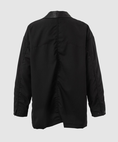 ジャケット・アウター CDGH LEATHER COLLAR COVERALL JACKET LEATHER COLLAR COVERALL JACKET（ブルゾン）｜COMME des GARCONS