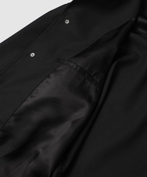 LEATHER COLLAR COVERALL JACKET（ブルゾン）｜COMME des GARCONS