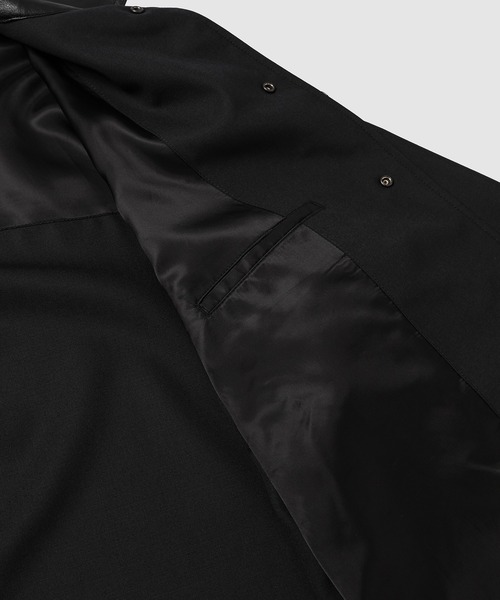 LEATHER COLLAR COVERALL JACKET（ブルゾン）｜COMME des GARCONS