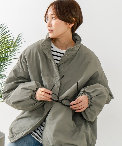 【C-FORT POINT/フォートポイント】リバーシブルスタンドブルゾン