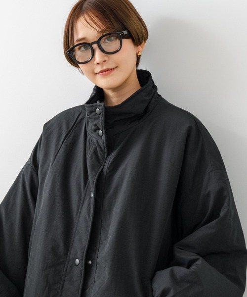 fort point(フォーポイント)の「【C-FORT POINT/フォートポイント】リバーシブルスタンドブルゾン(ブルゾン・レディース・ブラック/ベージュ/カーキ・FREE)」の1枚目の写真