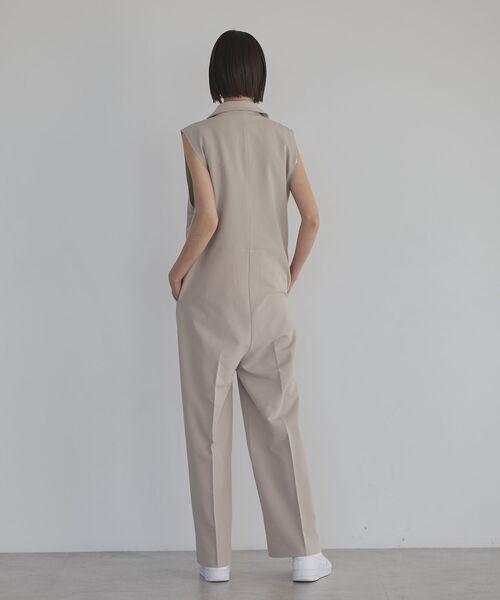 GARAGE OF GOOD CLOTHING（ガレージオブグッドクロージング）の「テーラードオールインワン（サロペット/オーバーオール・レディース・ブラック/ライトベージュ/ライトカーキ・36/38）」の20枚目の写真