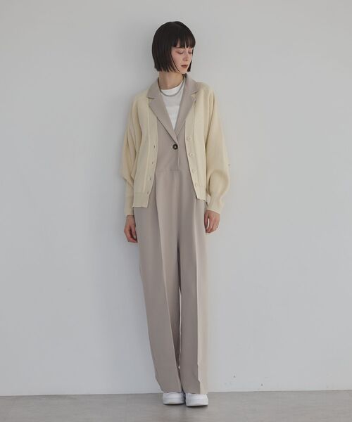 GARAGE OF GOOD CLOTHING（ガレージオブグッドクロージング）の「テーラードオールインワン（サロペット/オーバーオール・レディース・ブラック/ライトベージュ/ライトカーキ・36/38）」の22枚目の写真