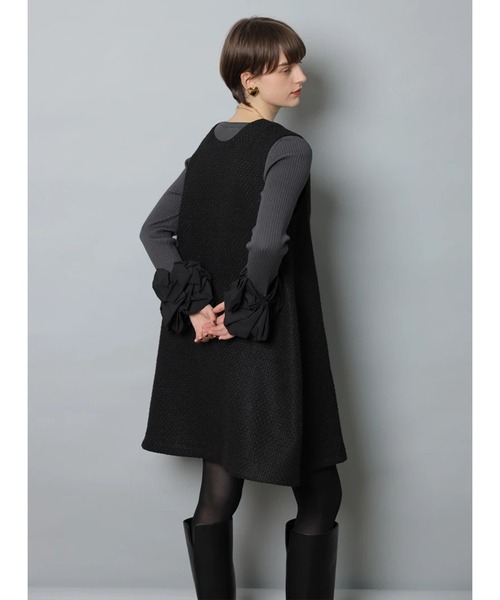 CADUNE（カデュネ）の「ジャンスカ（ワンピース・レディース・ブラック・38/36）」の8枚目の写真