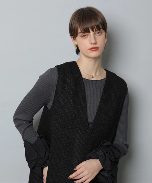 CADUNE（カデュネ）の「ジャンスカ（ワンピース・レディース・ブラック・38/36）」の9枚目の写真