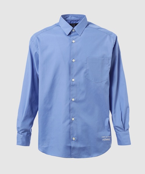 COMME des GARCONS HOMME（コム デ ギャルソン・オム）の「COTTON PLAIN LOGO SHIRTS（Tシャツ/カットソー・メンズ・サックスブルー/ブラック/ホワイト・L/M/S/XS）」の3枚目の写真