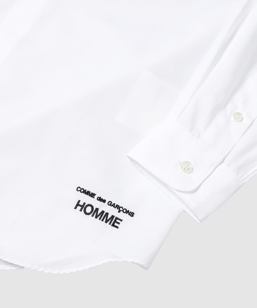 COMME des GARCONS HOMME（コム デ ギャルソン・オム）の「COTTON PLAIN LOGO SHIRTS（Tシャツ/カットソー・メンズ・サックスブルー/ブラック/ホワイト・L/M/S/XS）」の9枚目の写真