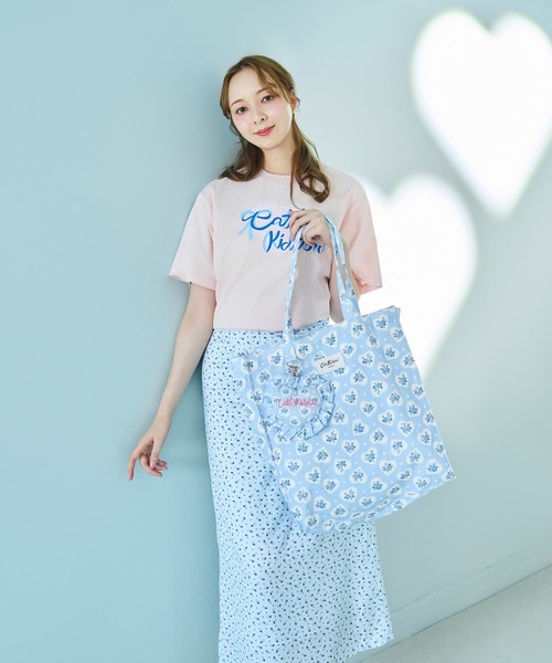 Cath Kidston（キャスキッドソン）の「【大容量A4サイズ対応】【8色展開】スクエアトートバッグ（トートバッグ・レディース・イエロー/パープル/レッド/ピンク/ライトグリーン/サックスブルー/アイボリー/ブラック・FREE）」の15枚目の写真