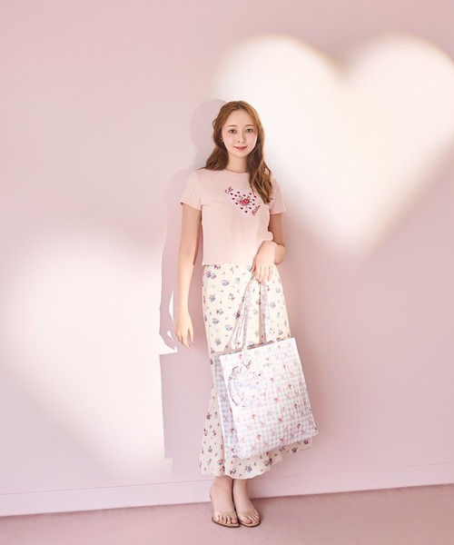 Cath Kidston（キャスキッドソン）の「【大容量A4サイズ対応】【8色展開】スクエアトートバッグ（トートバッグ・レディース・イエロー/パープル/レッド/ピンク/ライトグリーン/サックスブルー/アイボリー/ブラック・FREE）」の12枚目の写真