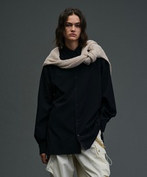 soerte（ソエルテ）の「Loose Nuance Stripe L/S Shirt / ルーズニュアンスストライプロングスリーブシャツ（シャツ/ブラウス）」