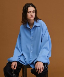 soerte（ソエルテ）の「Loose Nuance Stripe L/S Shirt /ルーズニュアンスストライプロングスリーブシャツ（シャツ/ブラウス）」