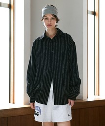 soerte（ソエルテ）の「Loose Nuance Stripe L/S Shirt / ルーズニュアンスストライプロングスリーブシャツ（シャツ/ブラウス）」