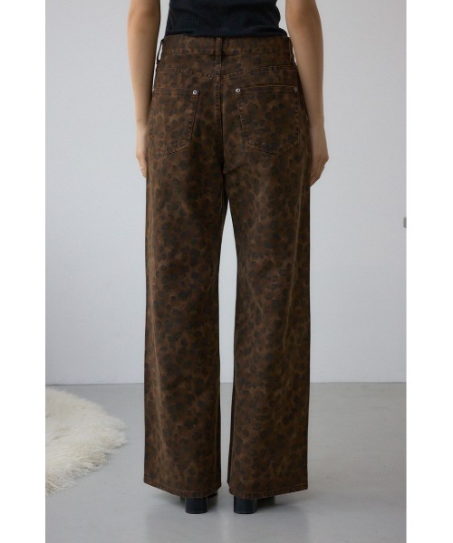 AZUL by moussy(アズールバイマウジー)の「【サイズ,身長別画像あり】AZUL DENIM 起毛ツイルレオパードデニム(デニムパンツ・レディース・ブラック系その他/ブラウン系その他・SMALL/MEDIUM)」の8枚目の写真