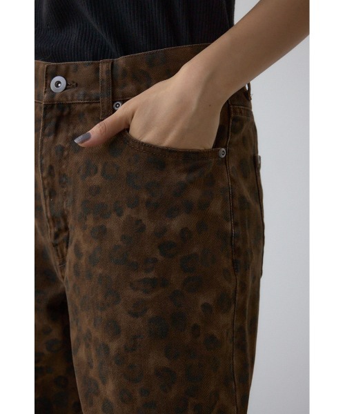 AZUL by moussy(アズールバイマウジー)の「【サイズ,身長別画像あり】AZUL DENIM 起毛ツイルレオパードデニム(デニムパンツ・レディース・ブラック系その他/ブラウン系その他・SMALL/MEDIUM)」の11枚目の写真