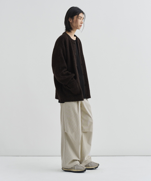 DRAW FIT(ドローフィット)の「エッセンシャルワイドワンタッチコーデュロイパンツ【IVORY】(その他パンツ・メンズ・その他・MEDIUM/LARGE/X-LARGE)」の3枚目の写真