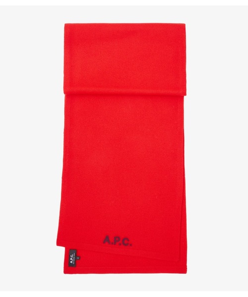 A.P.C.（アーペーセー）の「ECHARPE WILLIAM（マフラー・レディース・ネイビー/レッド・ONESIZE）」の2枚目の写真