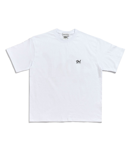 SCHISM INDUCING(スキズムインデューシング)の「TAU LOGO T SHIRT_WHITE(Tシャツ/カットソー・レディース・その他・SMALL/MEDIUM)」の2枚目の写真