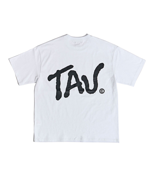 SCHISM INDUCING(スキズムインデューシング)の「TAU LOGO T SHIRT_WHITE(Tシャツ/カットソー・レディース・その他・SMALL/MEDIUM)」の3枚目の写真