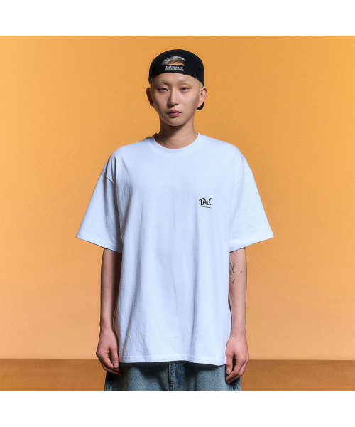 SCHISM INDUCING(スキズムインデューシング)の「TAU LOGO T SHIRT_WHITE(Tシャツ/カットソー・レディース・その他・SMALL/MEDIUM)」の8枚目の写真
